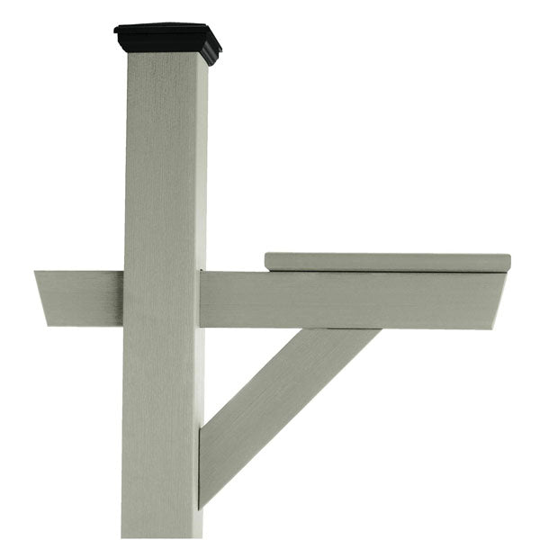 Durable Outdoor Hazleton Mailbox Post - Heavy Duty Steel Mailbox Stand with Anti-Rust Coating for Residential & Commercial Use - Perfect for Driveway, Garden, and Front Yard Installation