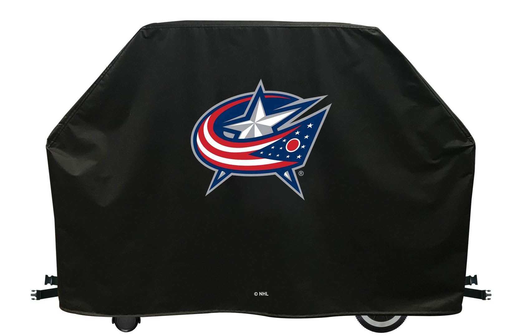 Holland Bar Stool Co. Anaheim Ducks Waterproof BBQ Grill Cover - Heavy Duty Outdoor Cooking Protection for Gas & Charcoal Grills - Perfect for Tailgating, Backyard Parties & Game Day Gatherings