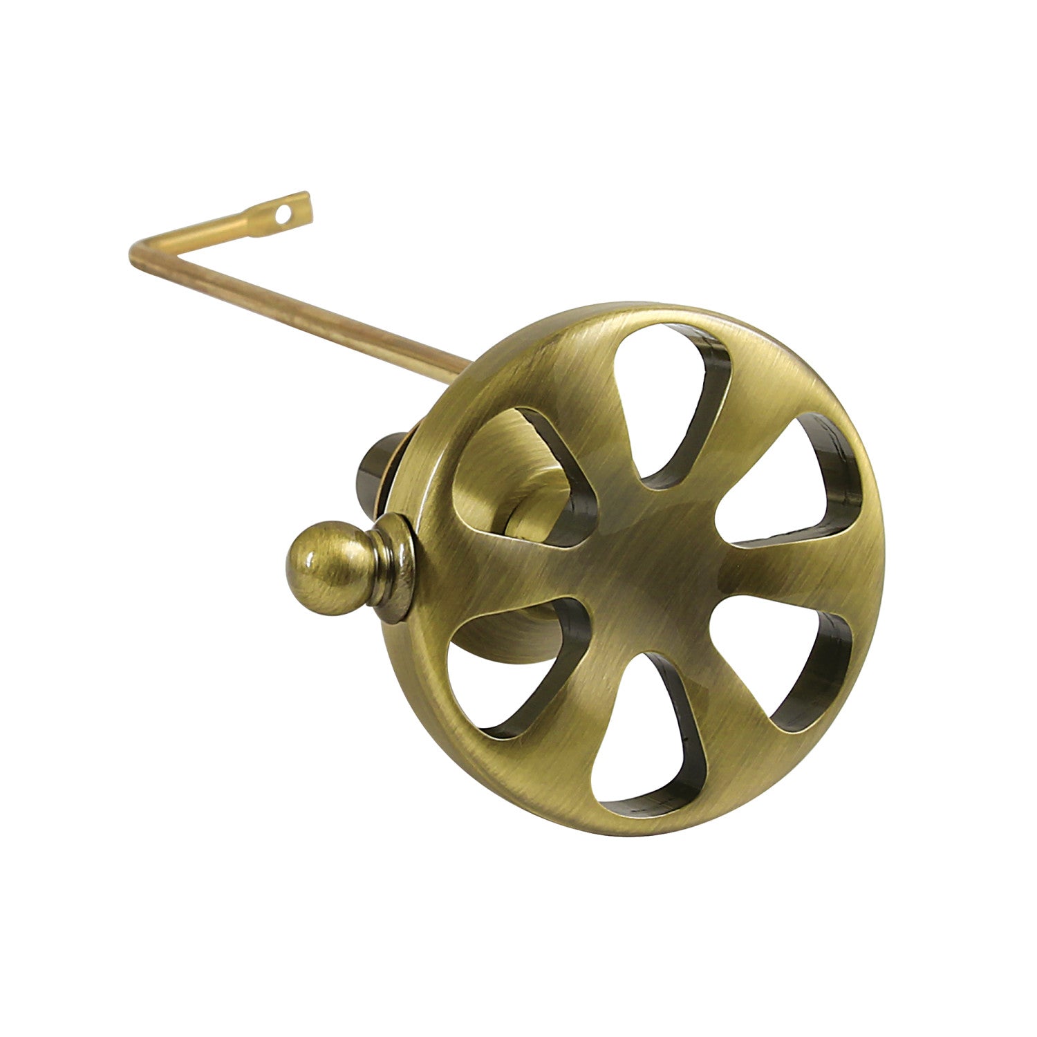 Belknap KTRXS3 Side Mount Toilet Tank Lever in Antique Brass - Durable Replacement Flush Handle for Bathroom Toilet Repair and Upgrade (Ideal for Home, Hotel & Commercial Use)