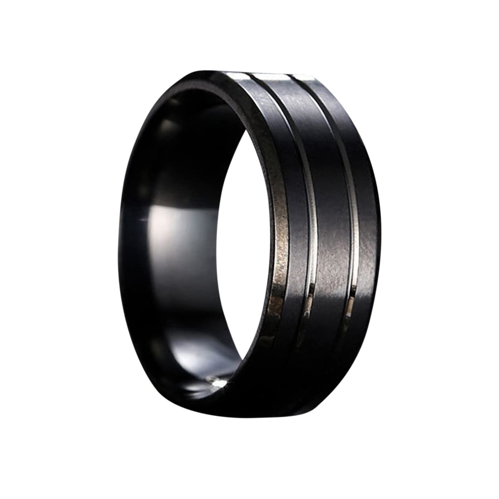 Trendy Korean Style Titanium Stainless Steel Men's Rings - Alien Design for Everyday Wear & Gift Giving