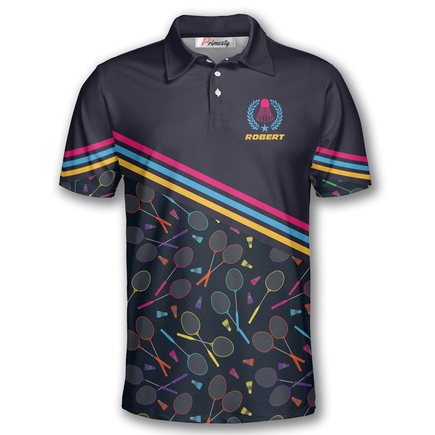 Custom Badminton Shirts for Men - Personalized Badminton Jerseys & Polo Shirts - Breathable Sportswear for Tournaments & Casual Play
