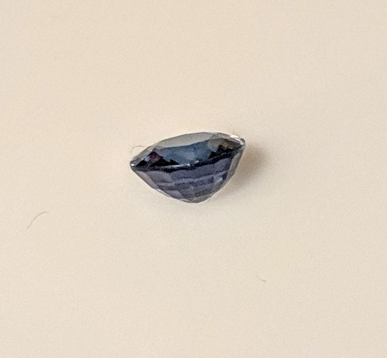 1.91ct Natural Medium Blue Sapphire Loose Stone - 7mm Round VVS Clarity, September Birthstone, Cobalt Blue, Certified Solitaire Gem for Engagement Rings & Fine Jewelry