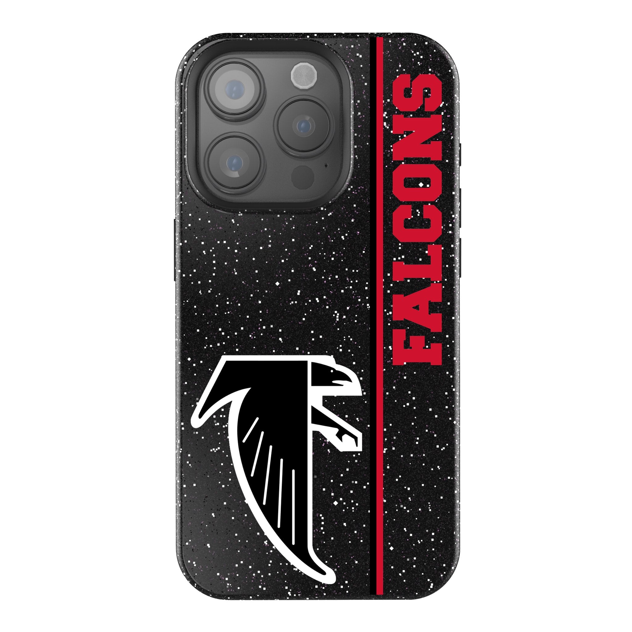 Atlanta Falcons Classic Sidebar Bling Phone Case - Stylish NFL Team Design for iPhone & Samsung - Perfect for Game Day & Falcons Fans