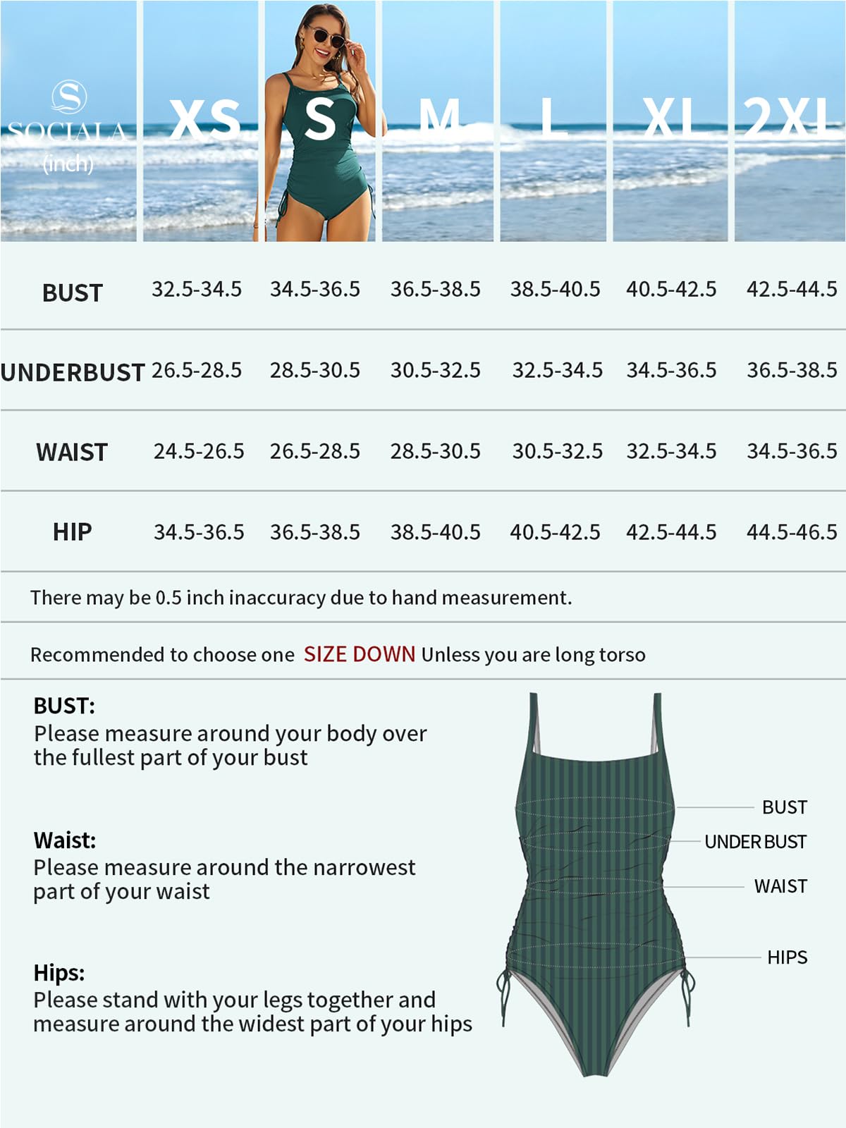 2025 Women's Ribbed One Piece Swimsuit - Tummy Control Tie Side High Cut Monokini Bathing Suit | Perfect for Beach Vacations, Pool Parties & Summer Getaways