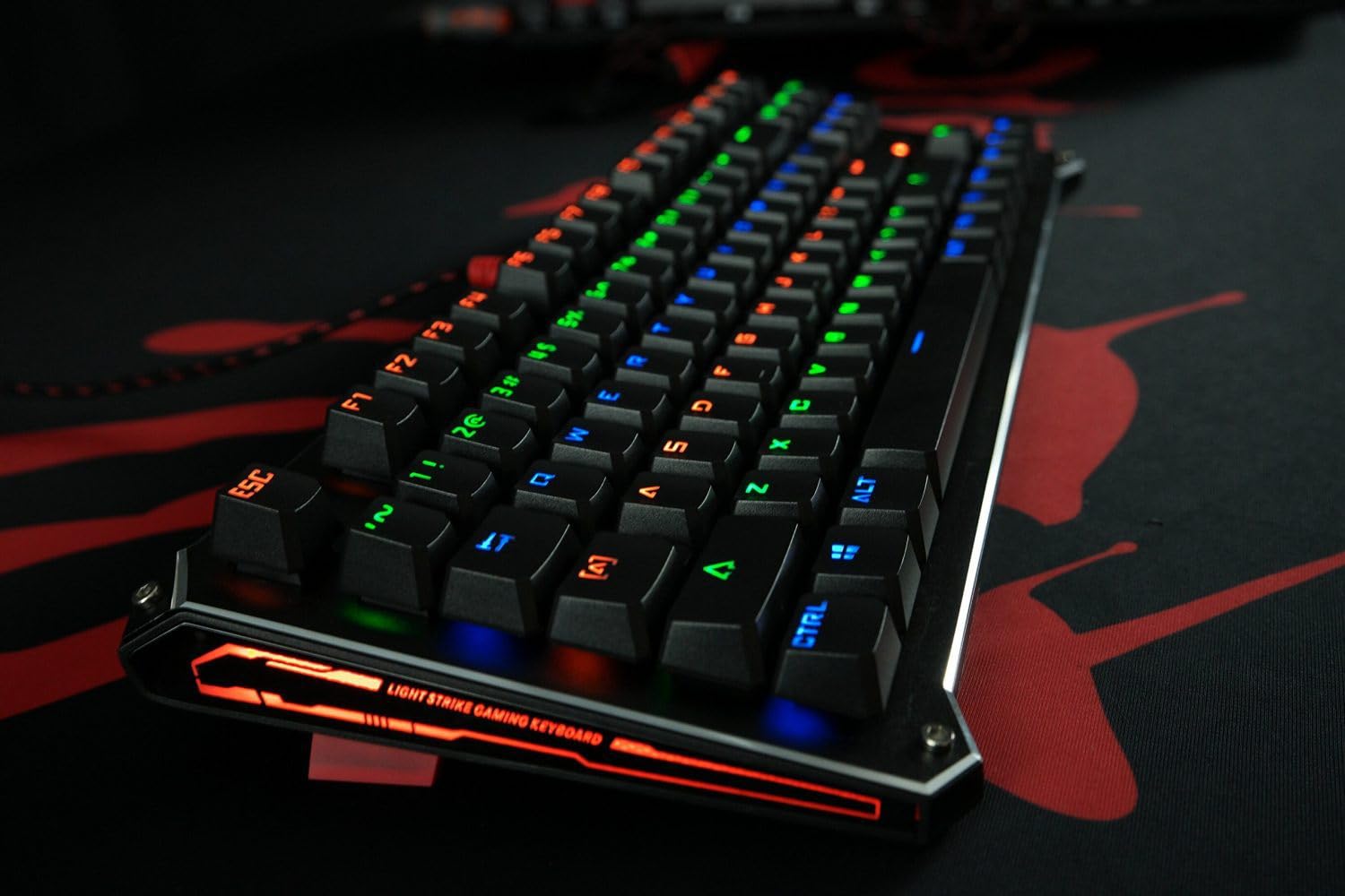 BLOODY B930 TKL Optical Gaming Keyboard - RGB Backlit, Tactile Switches for Esports & PC Gaming