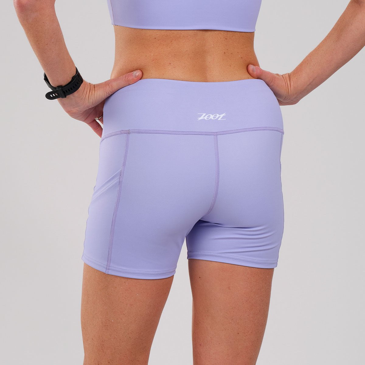 Women's Running Shorts - LTD Run Pulse Shorts in Lilac for Jogging, Gym Workouts & Outdoor Activities