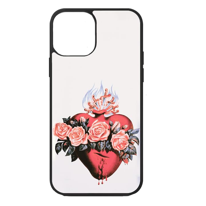 Virgin Mary Catholic iPhone 13 Pro Max Case - Durable Shockproof TPU Rubber Slim Cover with Non-Slip Grip - Perfect for Church, Prayer & Daily Protection