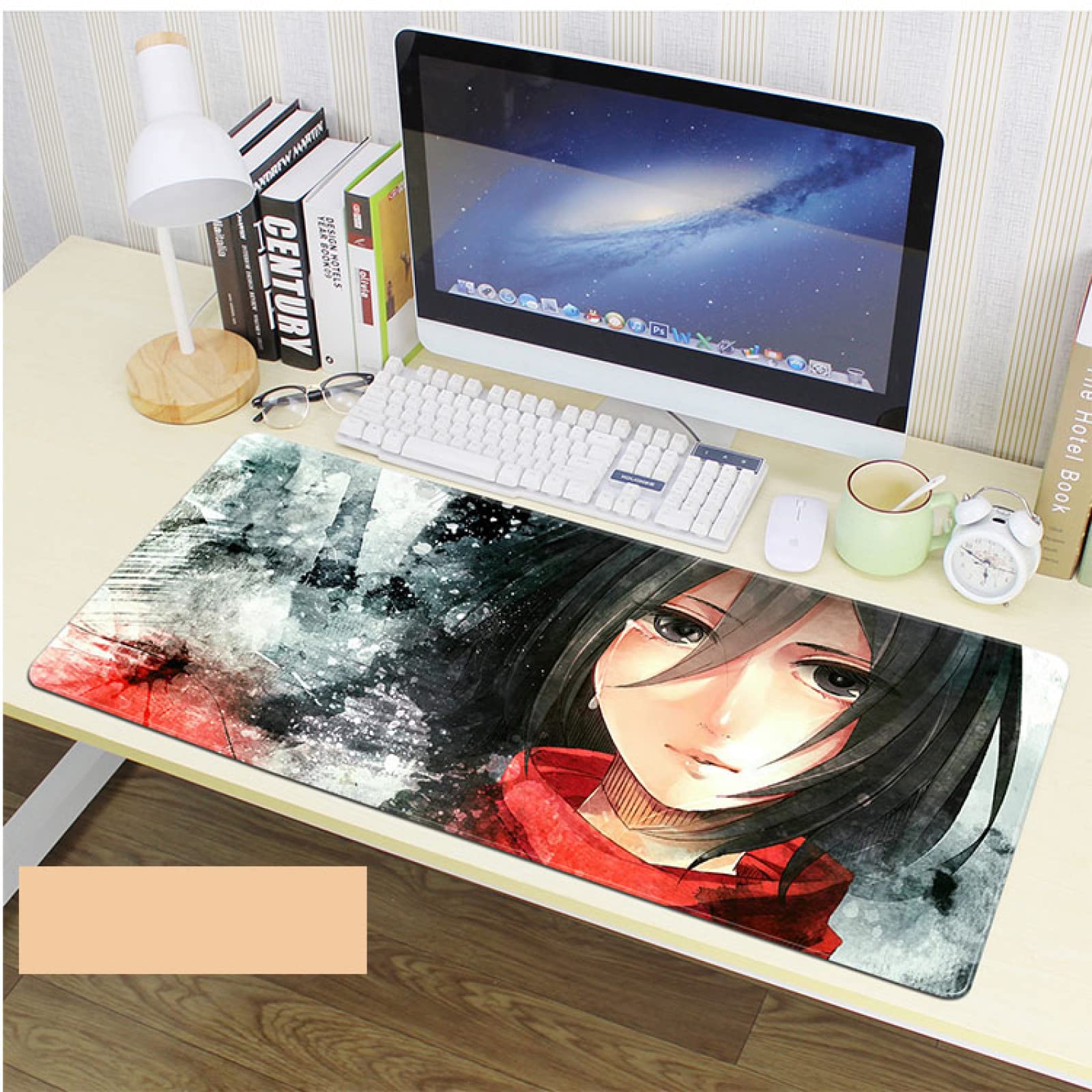 Attack On Titan Gaming Mouse Pad - Anti-Slip Rectangle Mouse Mat for PC & Office Use (900x400x3mm) | Perfect for Anime Fans & Computer Gamers