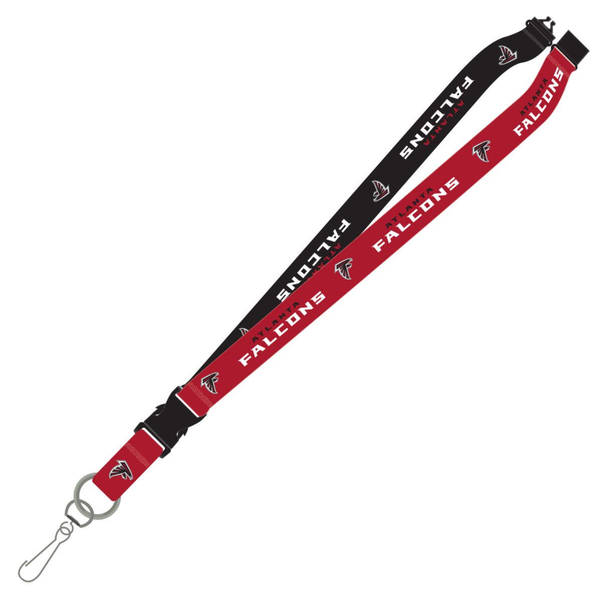 Official NFL Team Two-Tone Lanyard with Detachable Clip & Key Ring - Perfect for Game Day, Work ID Badges, and Key Organization
