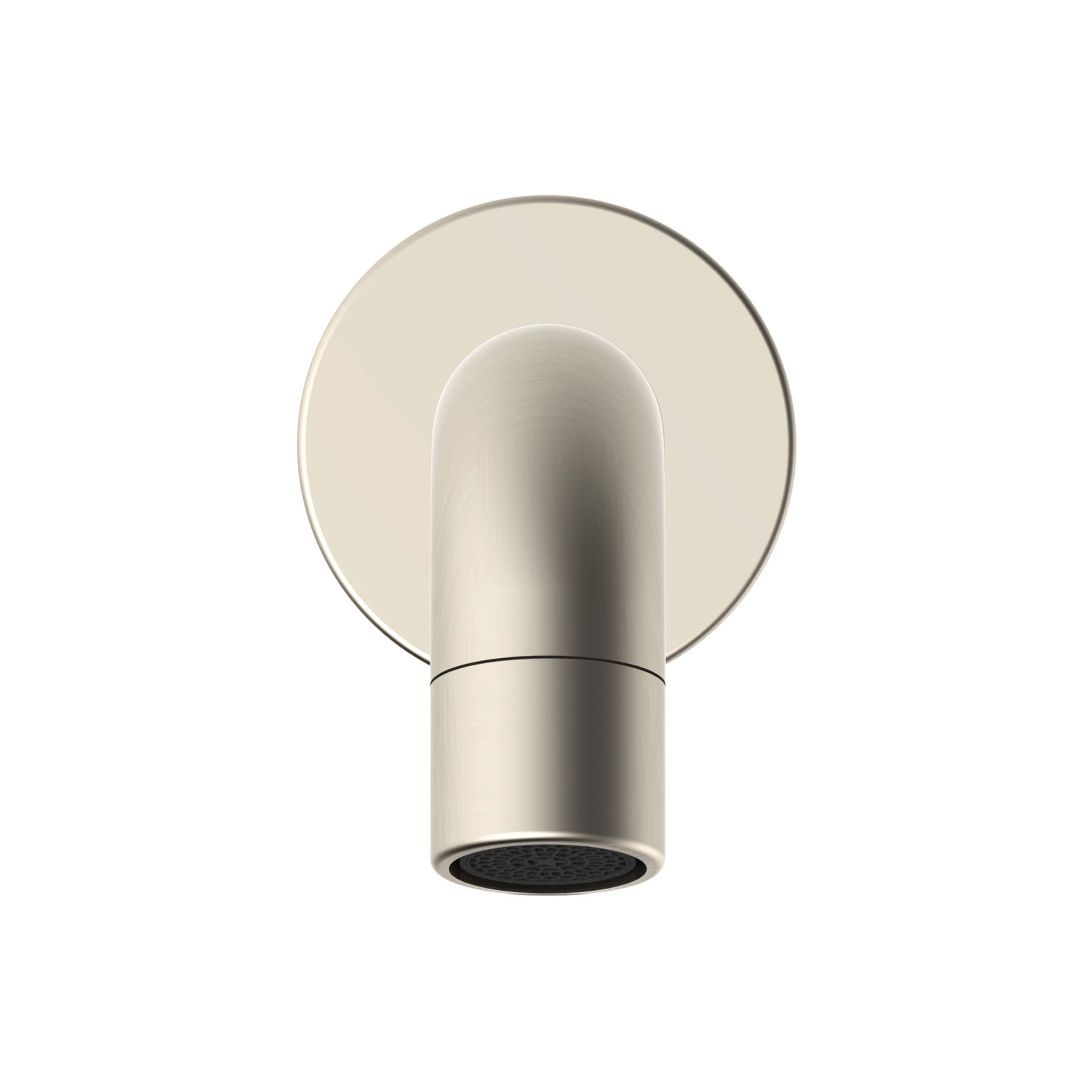 ADP Soul Wall Spout Faucet - Brushed Nickel Finish - Modern Bathroom Sink Faucet for Vanity, Powder Room & Guest Bath Installation