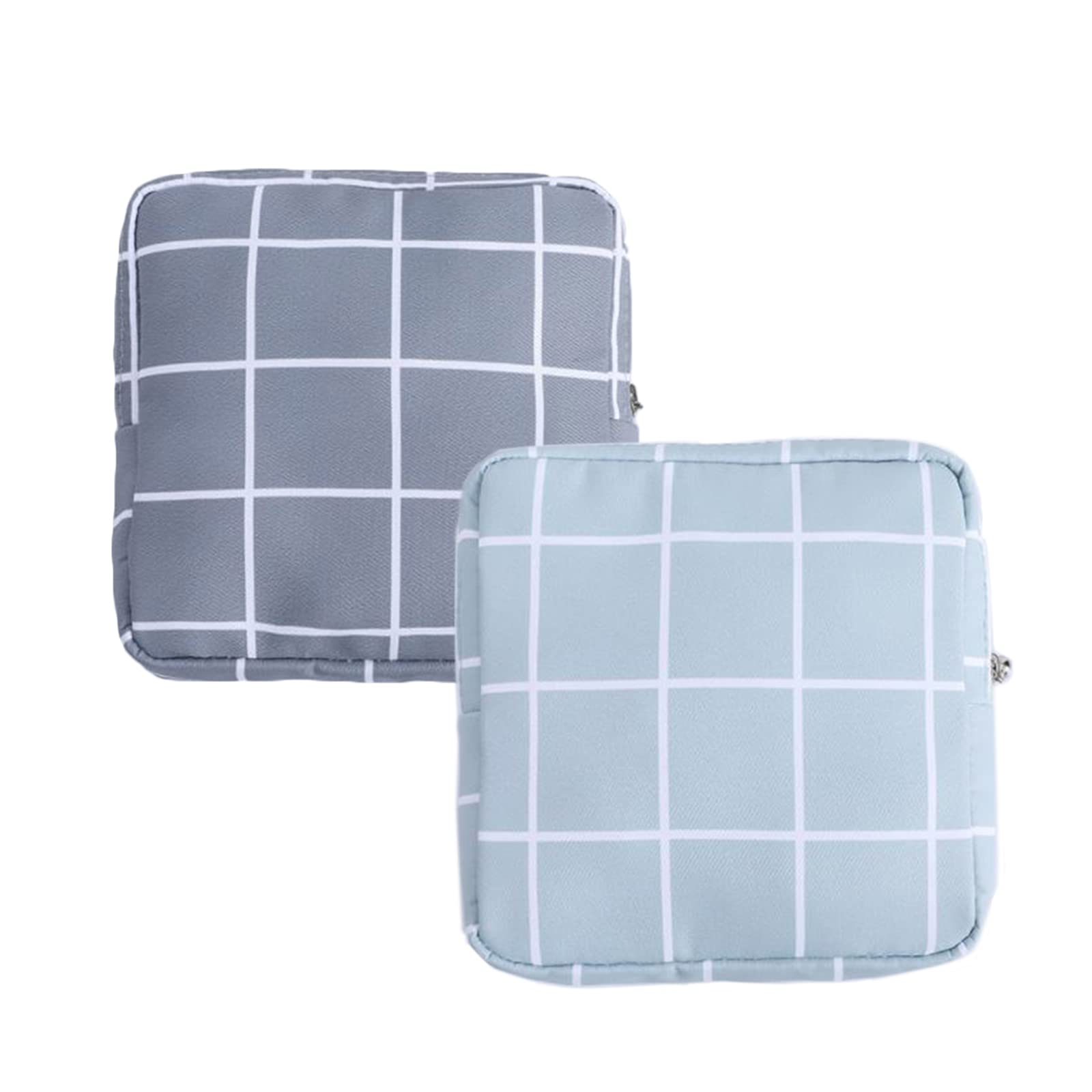 JaSiTeBW 2 Pack Sanitary Napkin Storage Bags - Waterproof Zippered Pouch for Feminine Hygiene Products, Travel Organizer for Women & Teens - Perfect for School, Gym, Work & Travel Essentials