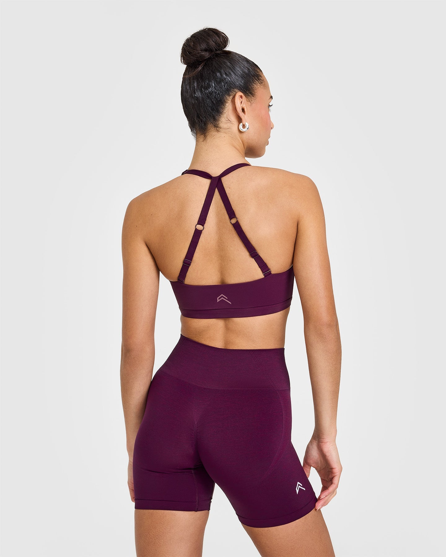 Unified Twist Sports Bra for Women - High Support Workout Bra - Ripe Fig - Perfect for Yoga, Running & Gym Fitness Activities