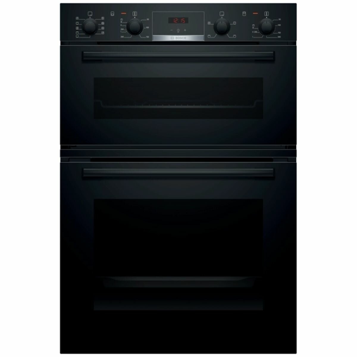Bosch Serie 4 60cm Built-In Double Oven MBA534BB0A - Stainless Steel Electric Oven for Baking, Roasting & Cooking | Perfect for Kitchens, Restaurants & Home Chefs