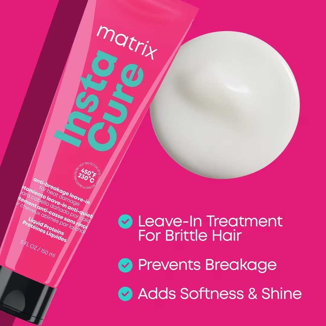 Matrix InstaCure Leave-In Treatment 150ml - Hydrating & Repairing Hair Mask for Damaged Hair - Perfect for Post-Wash Care & Daily Frizz Control