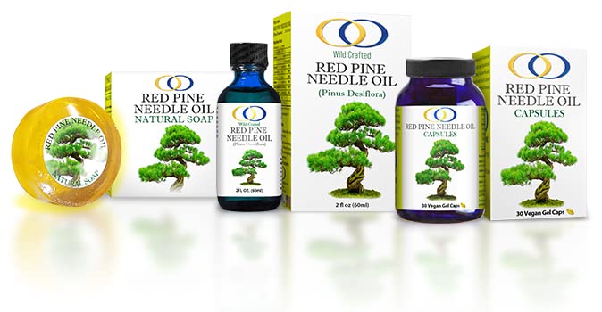 Optimally Organic Red Pine Needle Oil 2oz - Natural Immune Booster with BioActive Compounds for Cell & DNA Support - 1290 Drops (3-7 Drops per Dose) - Vegan, Non-GMO Longevity Supplement - Perfect for Daily Wellness & Immune System Support