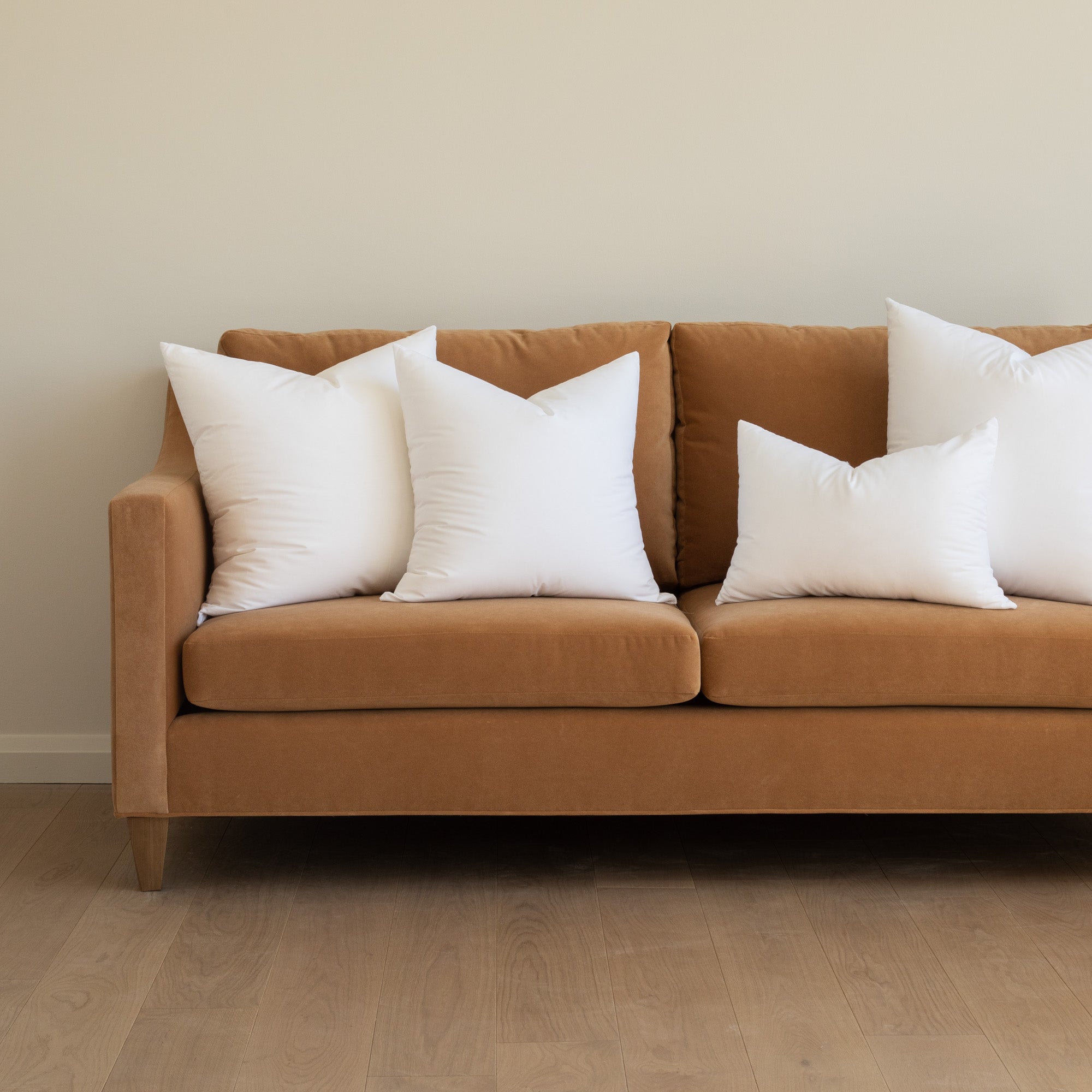 Premium Faux Down Pillow Inserts - Soft & Hypoallergenic Bedding for Ultimate Comfort - Perfect for Sofas, Beds, and Decorative Throw Pillows