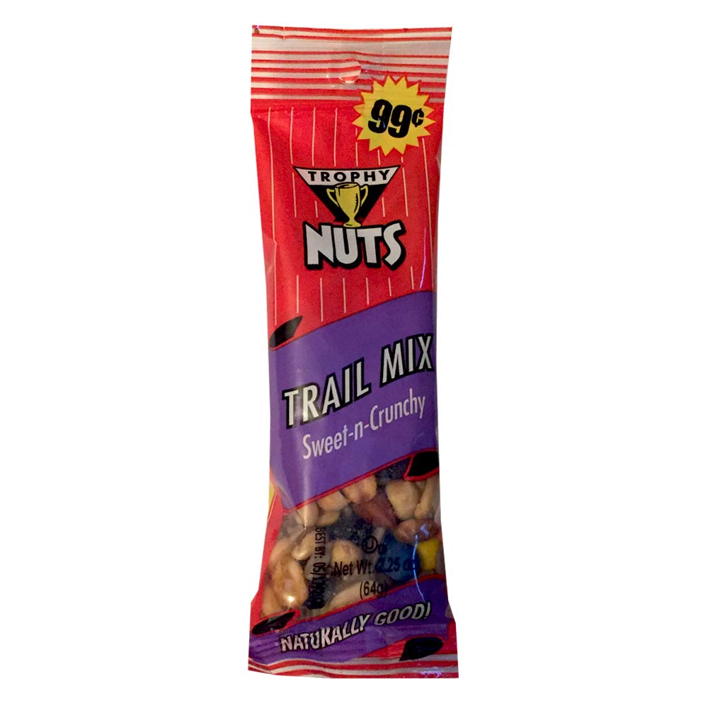 Trophy Nuts Sweet and Crunchy Trail Mix - 12 Pack of Healthy Snack Bags | Perfect for Hiking, Camping & Office Snacks | Gluten-Free Energy Mix with Nuts, Dried Fruits & Seeds