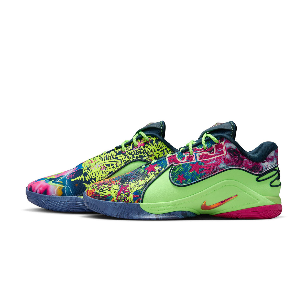 LeBron XXII BW EP 'Blustery Fireberry Ghost Green' Basketball Shoes - High-Performance Sneakers for Men, Court & Street Wear, Perfect for NBA Games, Training & Casual Style