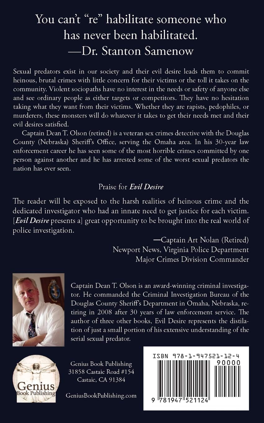 Evil Desire: Memoirs of a Sex Crimes Detective - True Crime Stories for Mystery & Thriller Fans