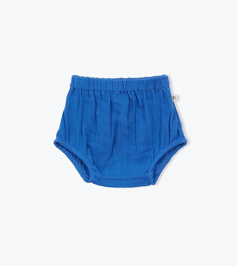 Arsene et Les Pipelettes Cobalt Blue Voile Bloomers - Vintage French Lingerie for Women | Perfect for Burlesque, Theater Costumes & Romantic Occasions