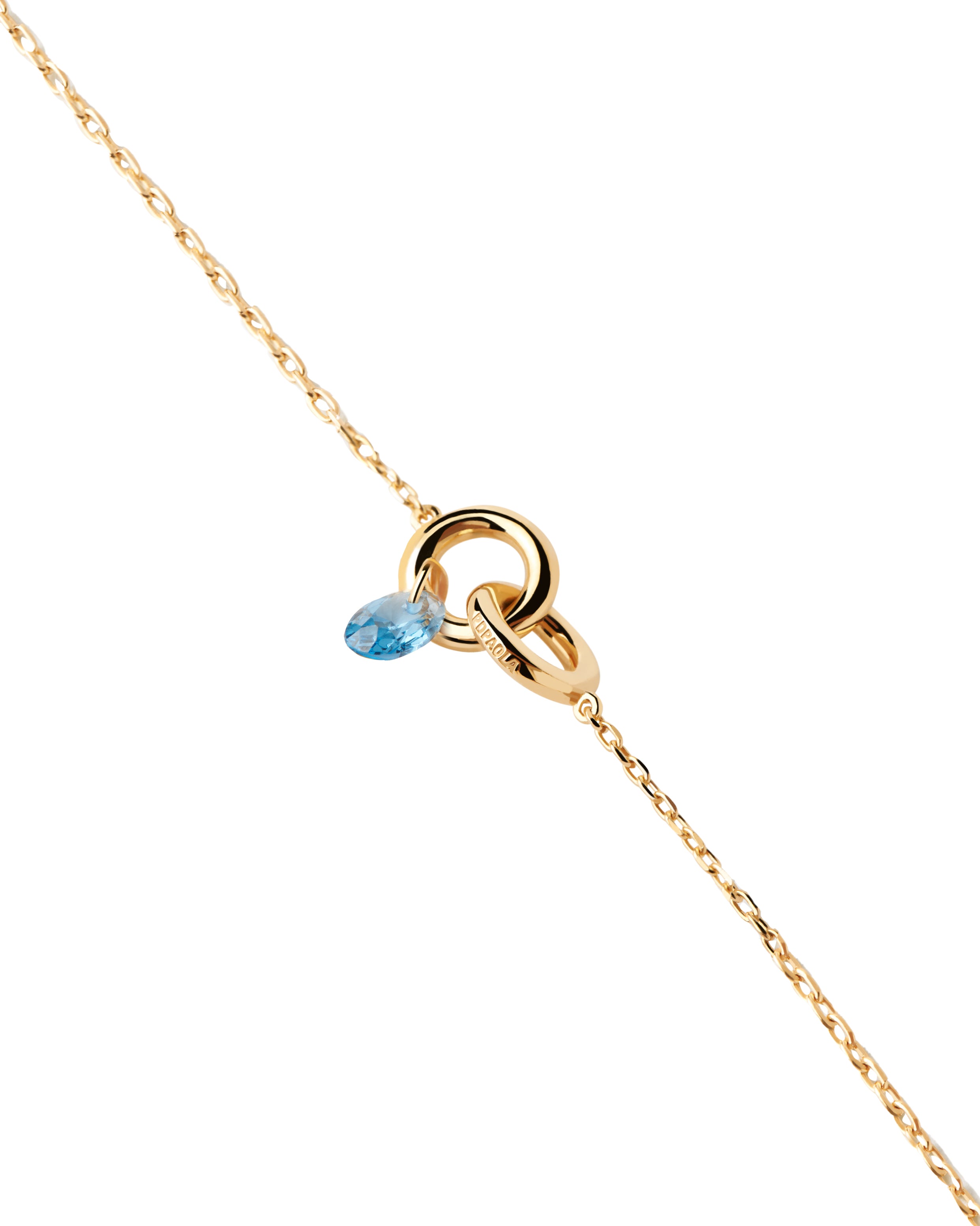 18K Yellow Gold Vermeil Blue Lily Bracelet for Women - Elegant Floral Jewelry Gift for Birthday, Anniversary & Special Occasions