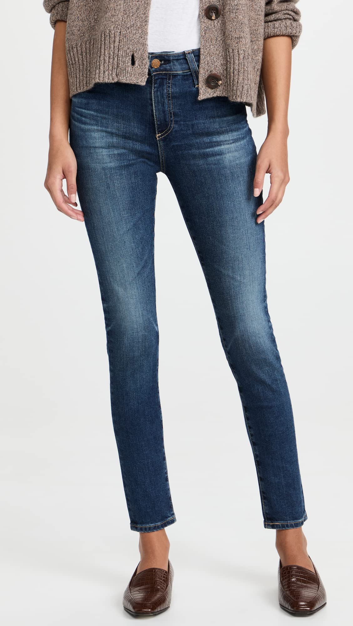 Women's Farrah High Rise Skinny Jeans - Stretch Denim Pants for Women, Slim Fit Ankle Jeans with Comfortable Waistband | Perfect for Casual Wear, Office & Night Out