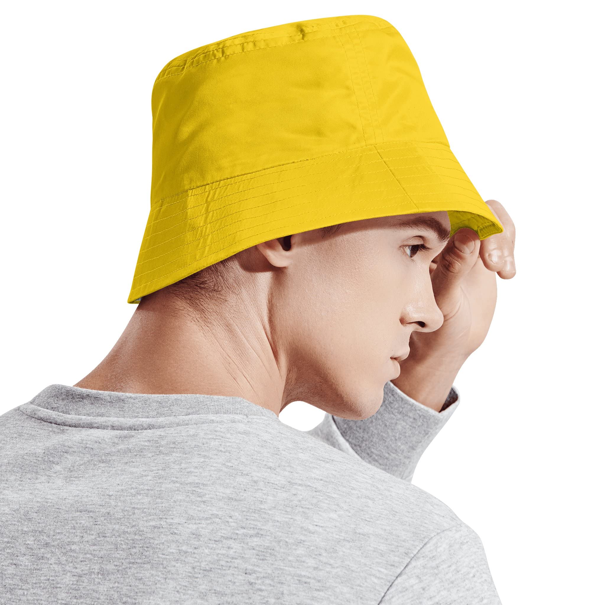 Custom Personalized Bucket Hat - Embroidered Unisex Cotton Cap with Text & Photo Design - Black - Perfect for Outdoor Activities, Beach Trips & Fashion Accessories