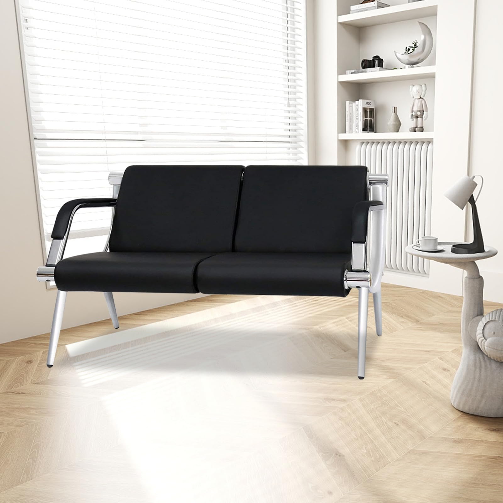 Kinbor Waiting Room Chairs - Durable Guest Reception Seating for Offices, Salons, Lobbies & Public Spaces | Perfect for Airport, Bank, Hospital & Market Waiting Areas