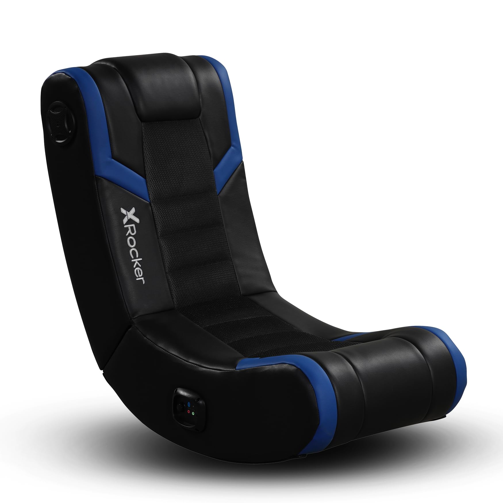 X Rocker Video Gaming Floor Rocker Chair with Built-in Audio Speakers - Foldable Ergonomic Design for Bedroom, Game Room or Living Room - Perfect Gift for Gamers, Boys, Girls & Teens Ages 5-17 - Great for Gaming, Movie Nights & Relaxation