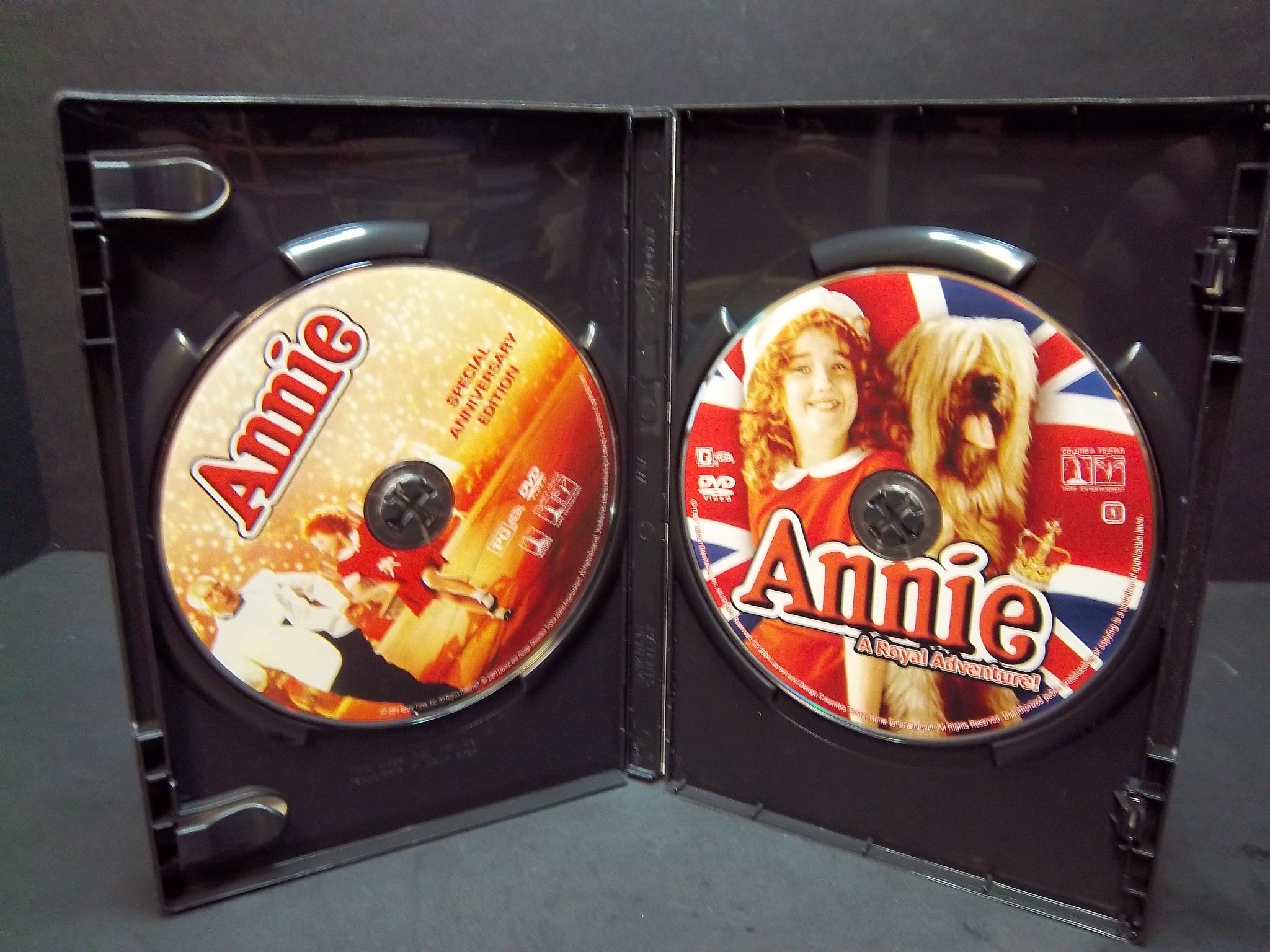Annie (1982) & Annie: A Royal Adventure (1995) Double Feature DVD 2-Disc Set - Family Movie Night, Kids Entertainment, Musical Classics Collection