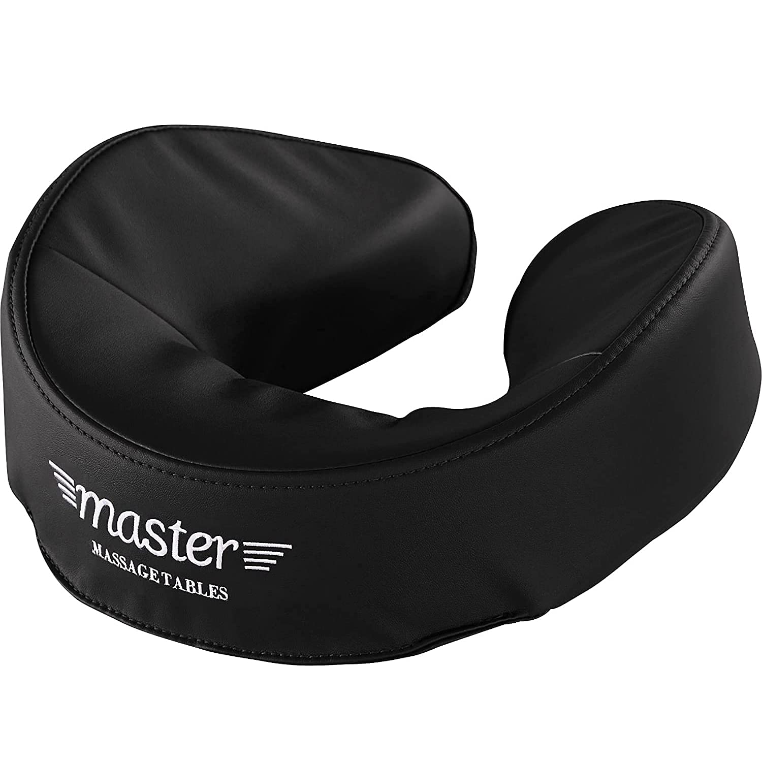 Premium Massage Table Face Cradle Pillow - Ultra Plush Memory Foam Headrest for Massage Beds & Chairs - Portable Spa Face Cushion for Professional Massage Therapy - Black (Perfect for Home Spa, Chiropractic Clinics & Relaxation Sessions)