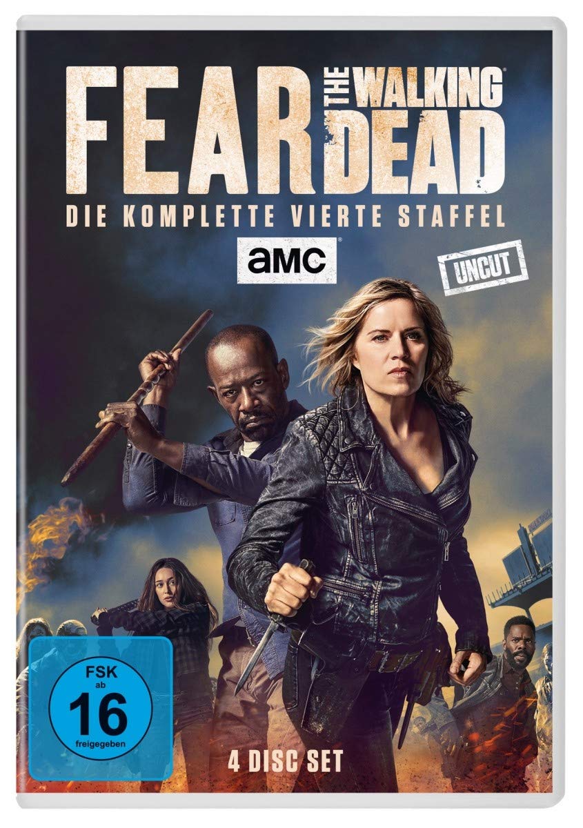Fear the Walking Dead Season 4 DVD - Complete Fourth Season with Bonus Features | Post-Apocalyptic Zombie Thriller Series for Horror Fans & Collectors | Perfect for Movie Nights and Halloween Parties