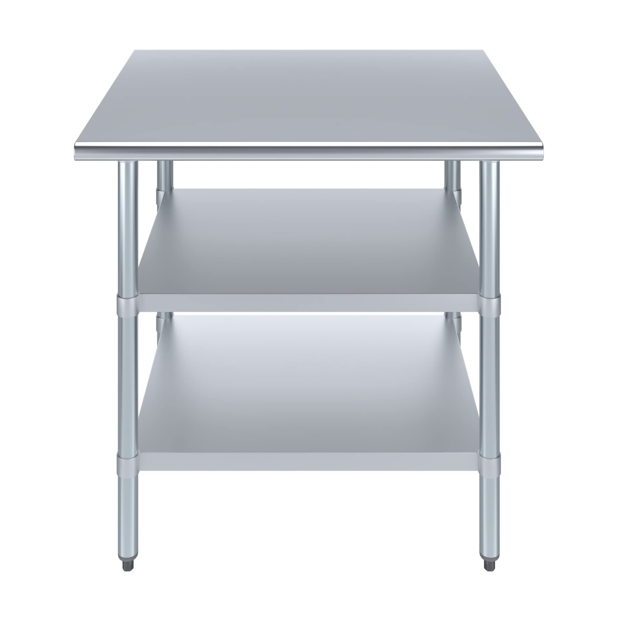 AmGood NSF Certified Stainless Steel Work Table with 2 Shelves - 36