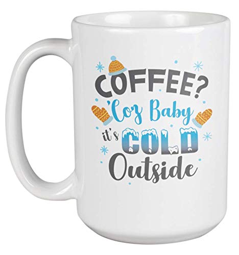 Christmas Coffee & Tea Mug (15oz) - Insulated Ceramic Cup for Hot Drinks - Perfect for Holiday Gifts, Winter Warmth & Cozy Home Decor