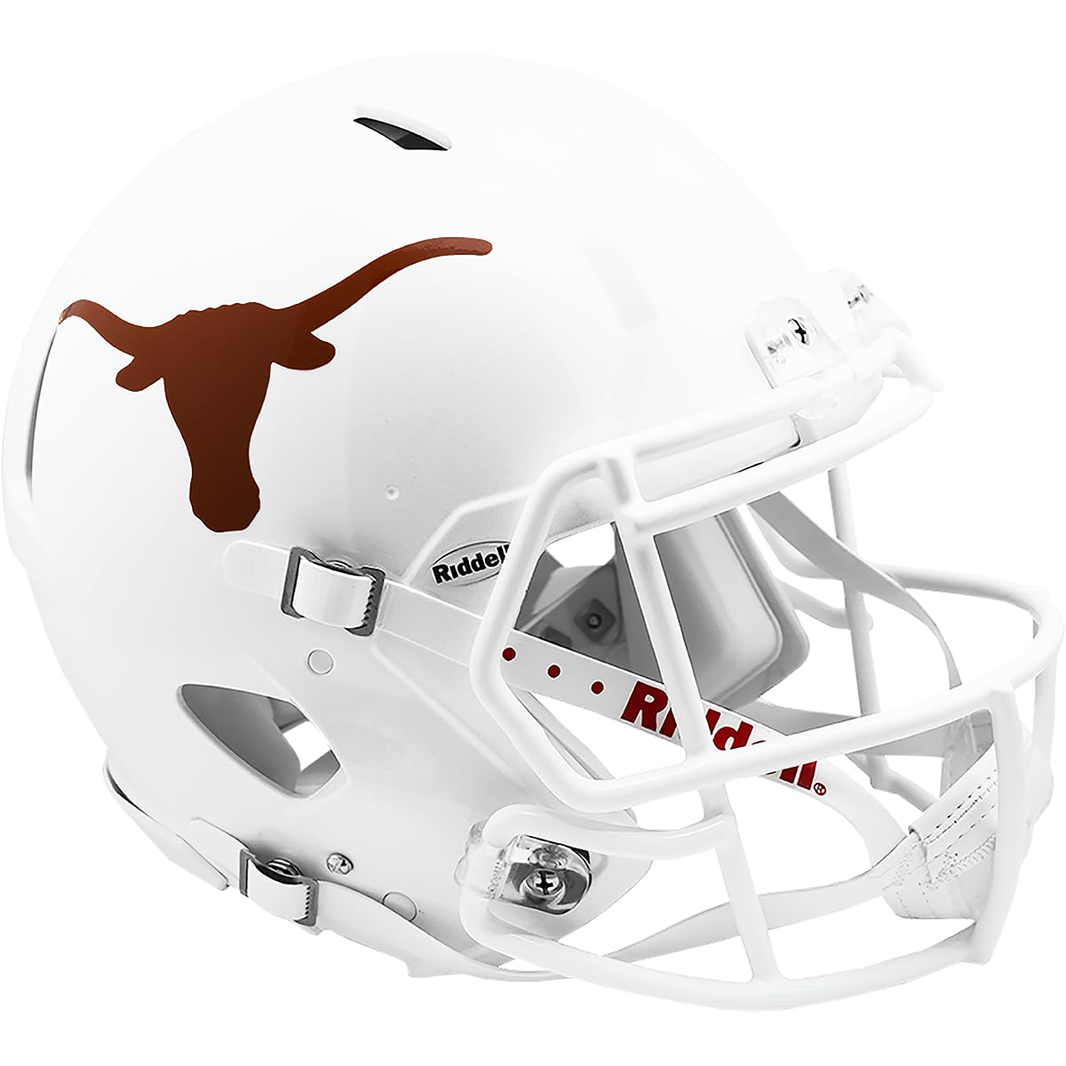 Authentic NCAA Texas Full-Size Speed Football Helmet - Lightweight & Durable for Training, Games & Collectors - Perfect for Fans, Players & Sports Enthusiasts