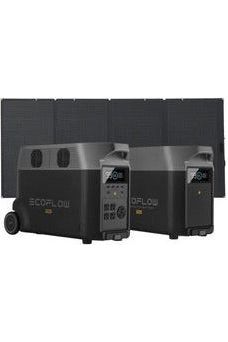 EcoFlow Delta Pro Portable Power Station with Extra Smart Battery & 400W Solar Panel - Perfect for Home Backup, RV Camping, and Outdoor Adventures