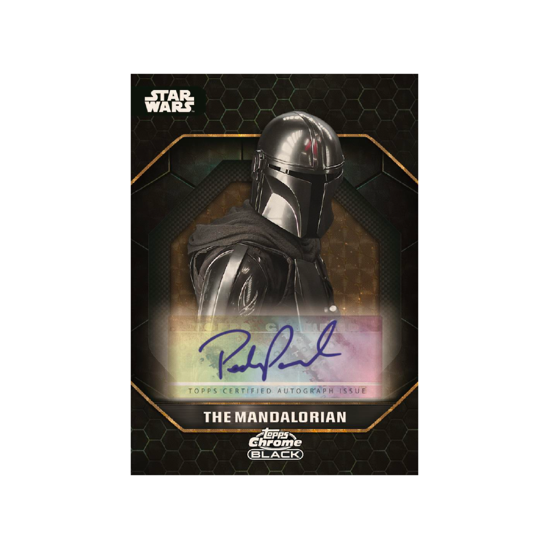 Topps Star Wars Chrome Black 2024 Trading Cards - Limited Edition Collectible Cards for Star Wars Fans - Perfect for Display, Trading, and Gifting