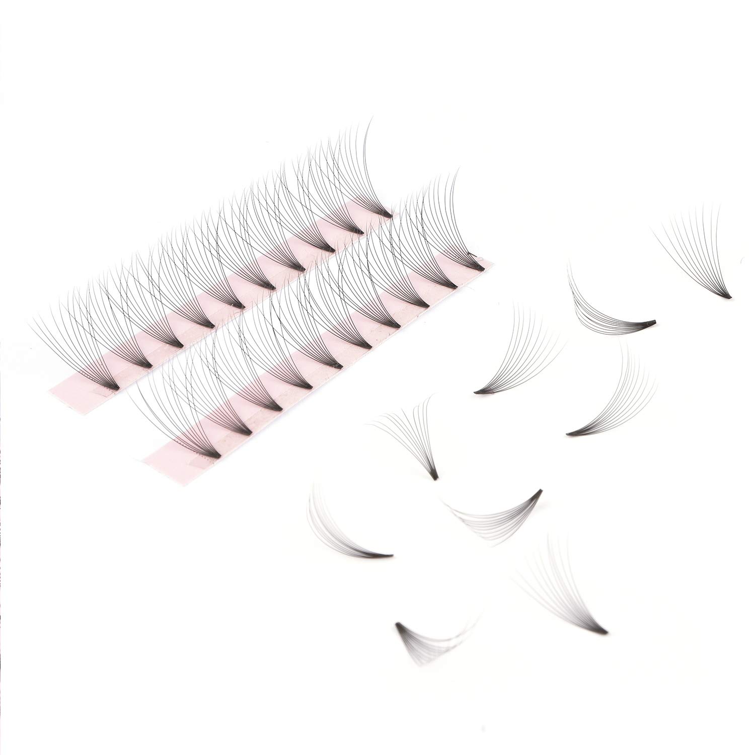 Russian Volume Premade 10D Fans Eyelash Extensions - 0.07mm Thickness, D Curl, 13mm Length - Perfect for Bridal, Party & Special Occasion Makeup