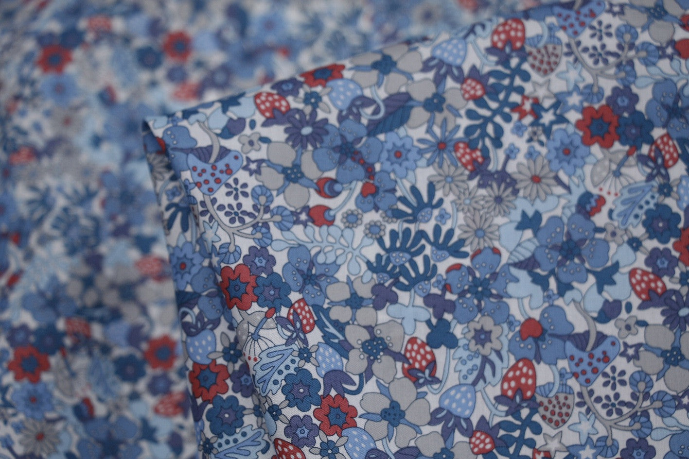 Blue Floral Print Tops for Women | Liberty of London Collection | Perfect for Spring & Summer Outfits