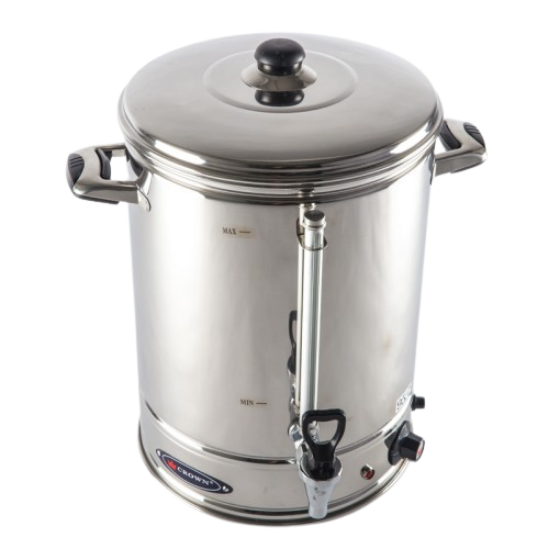 Crown SW 40L 40 Liter Stainless Steel Commercial Water Boiler - Perfect for Restaurants, Cafes & Large Events