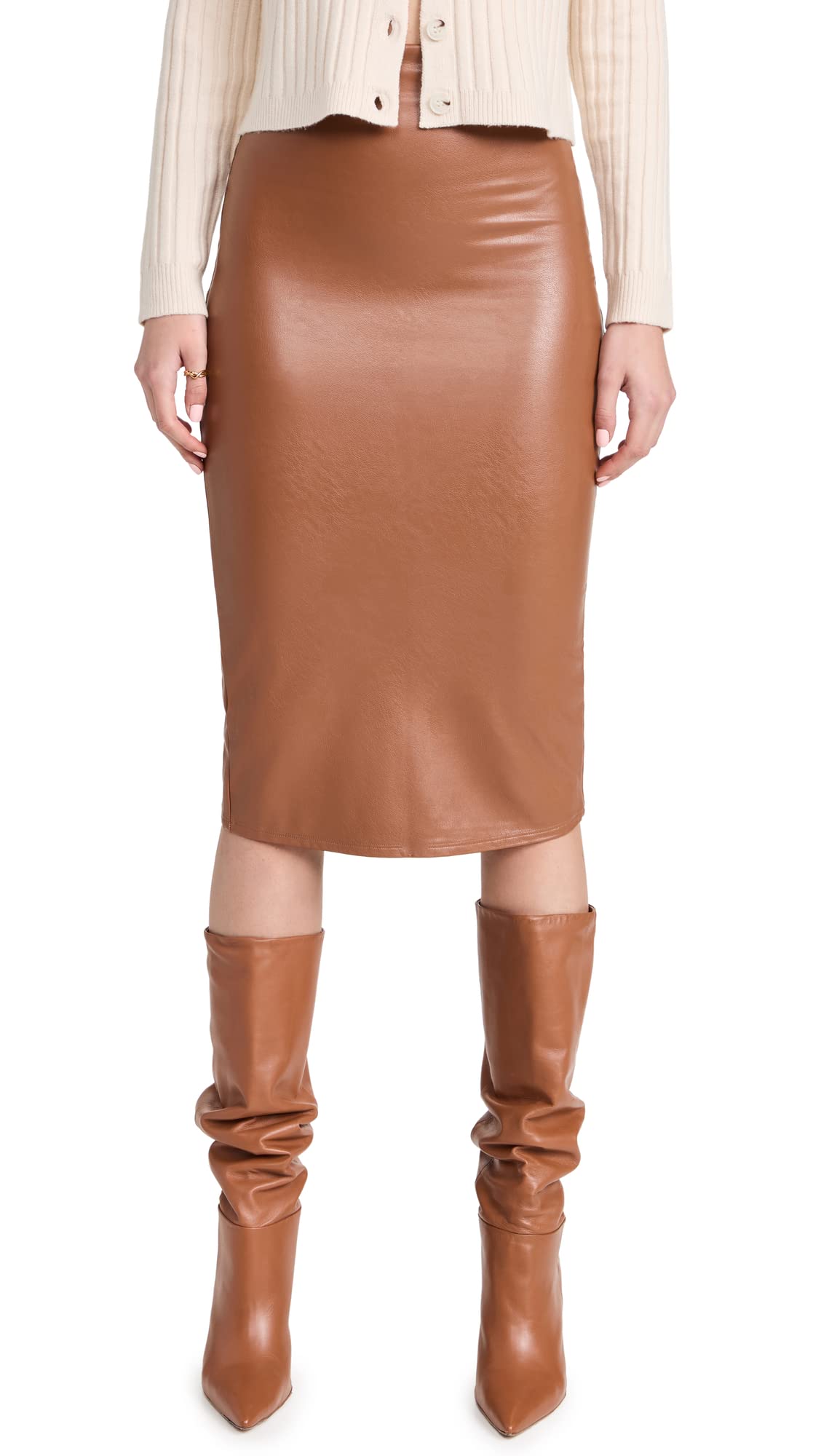 Commando Women's Perfect Skirt - Stretchy High-Waisted Bodycon Pencil Skirt for Work, Party & Night Out | Flattering Fit for Office, Date Night & Special Occasions