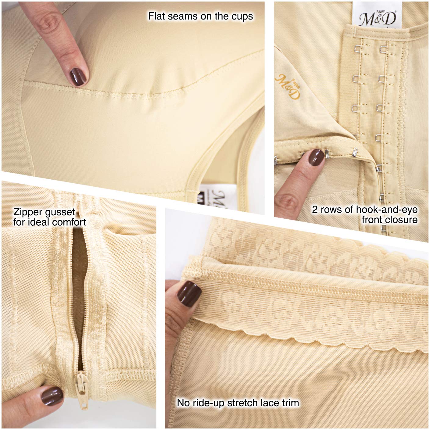 M&D Colombian Shapewear for Women - Post Surgery Compression Girdle & Body Shaper - Slimming & Tummy Control for Everyday Wear & Special Occasions
