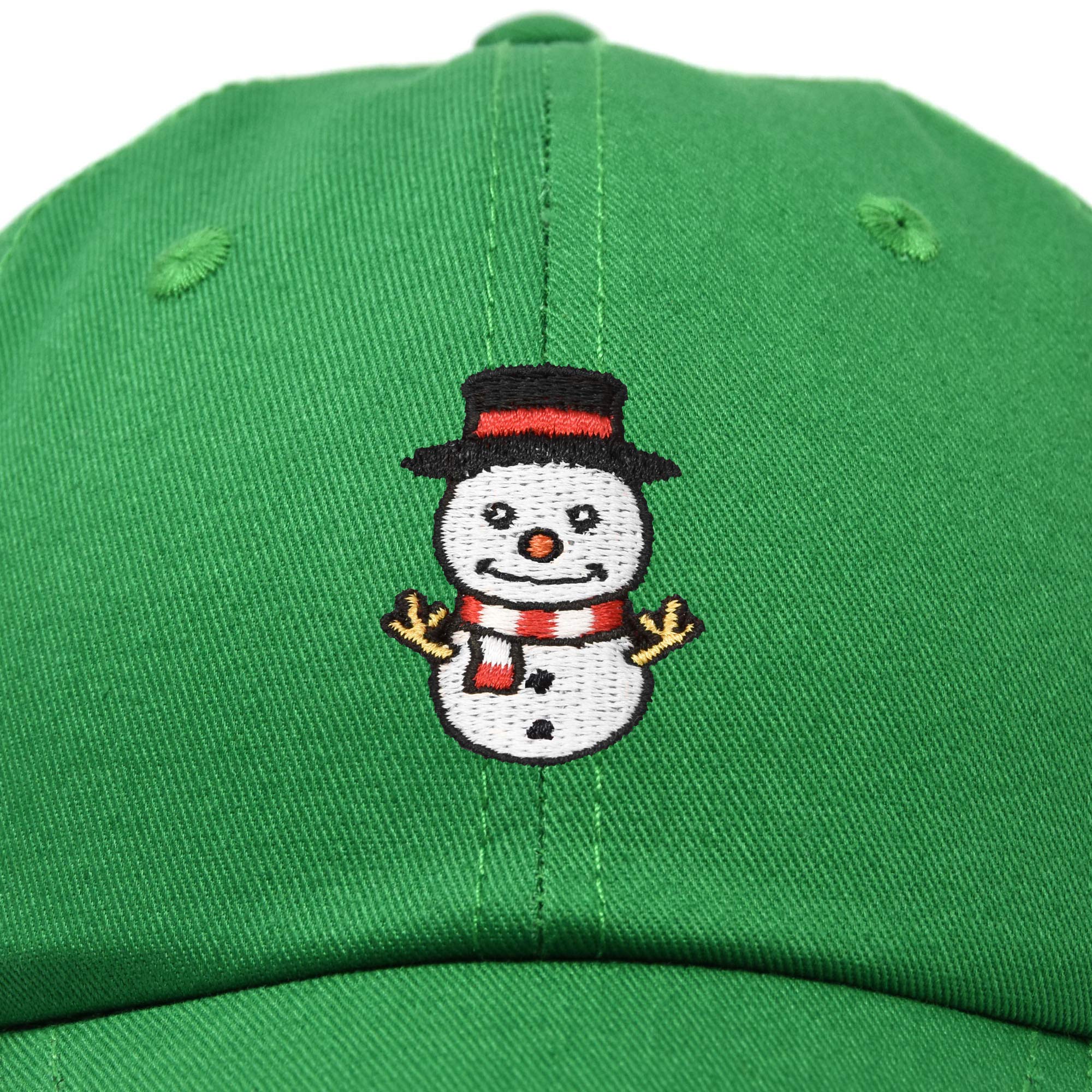 DALIX Cute Snowman Hat for Women - Winter Baseball Cap with Embroidery - Perfect for Christmas, Holiday Parties & Outdoor Activities