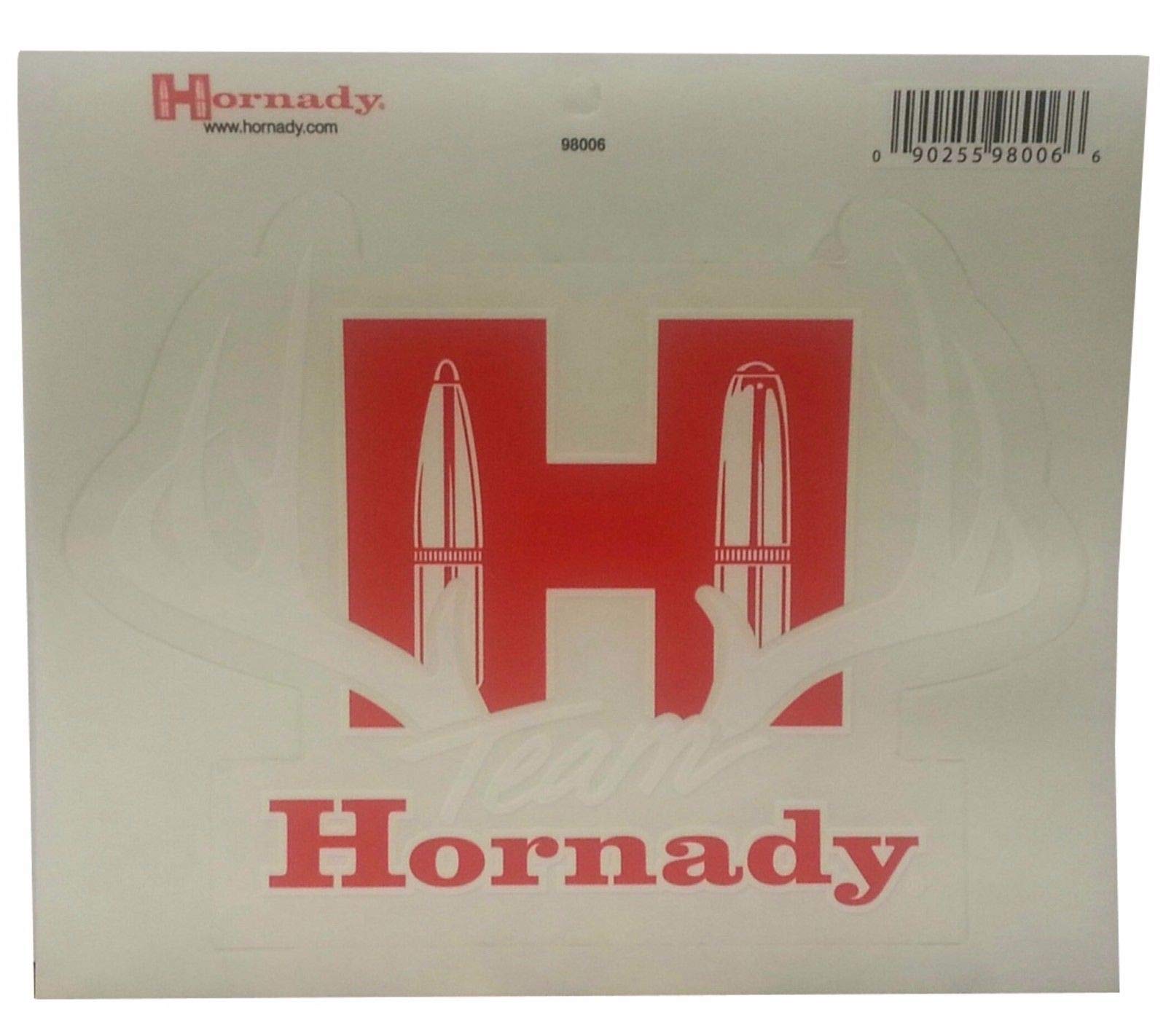 Hornady Team Antler Sticker Decals - Box 98006 - Perfect for Hunting Gear, Laptops, Coolers & Outdoor Enthusiasts