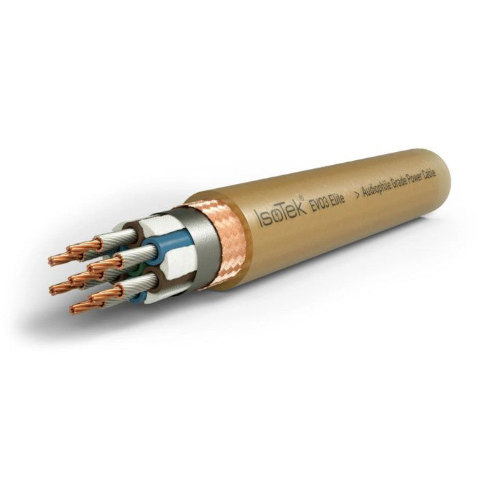 IsoTek EVO3 Elite 2m Power Cable with Australian Plug - Premium Audio Power Cord for Hi-Fi Systems, Home Theater & Audiophile Equipment