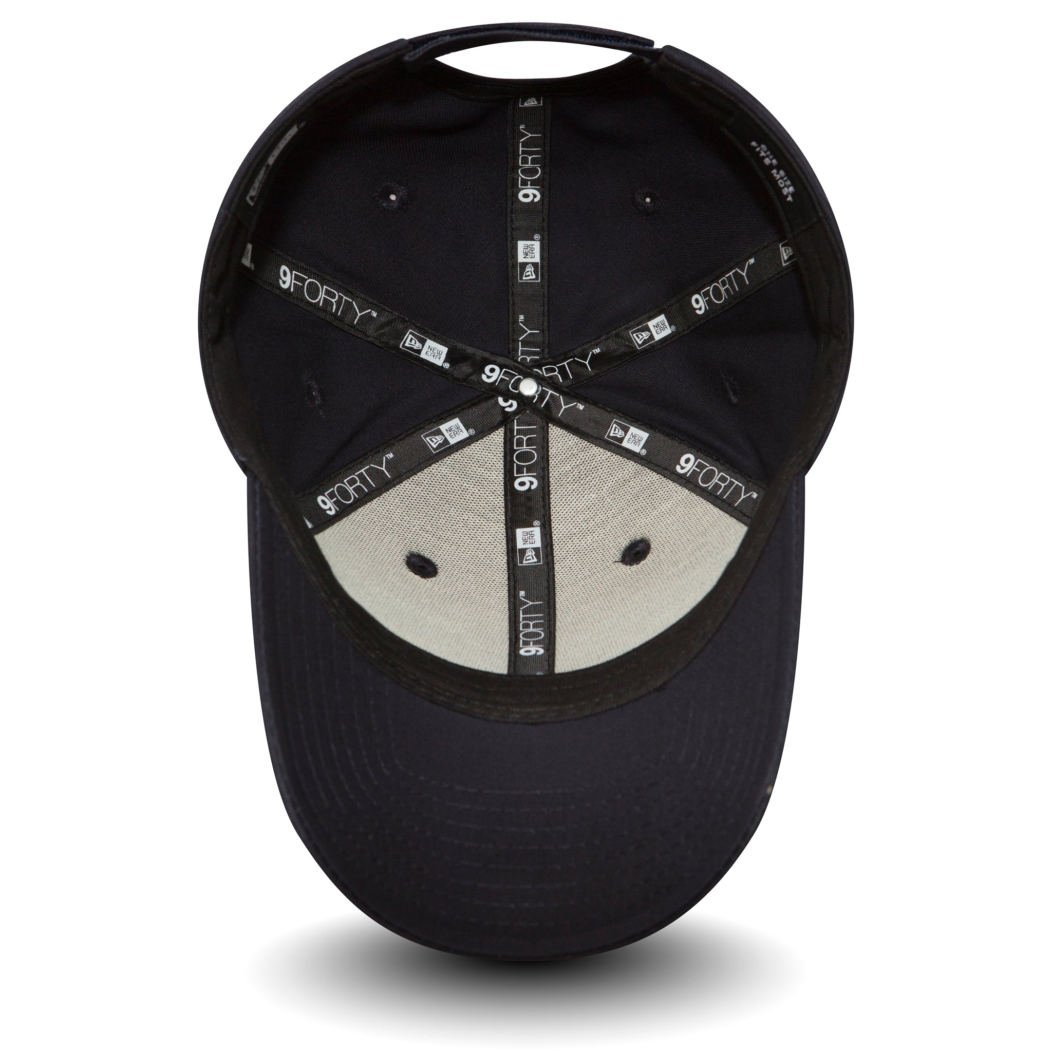 New Era 940 Basic Adjustable Navy Baseball Cap for Men & Women - Classic Cotton Snapback Hat for Sports, Outdoor & Casual Wear