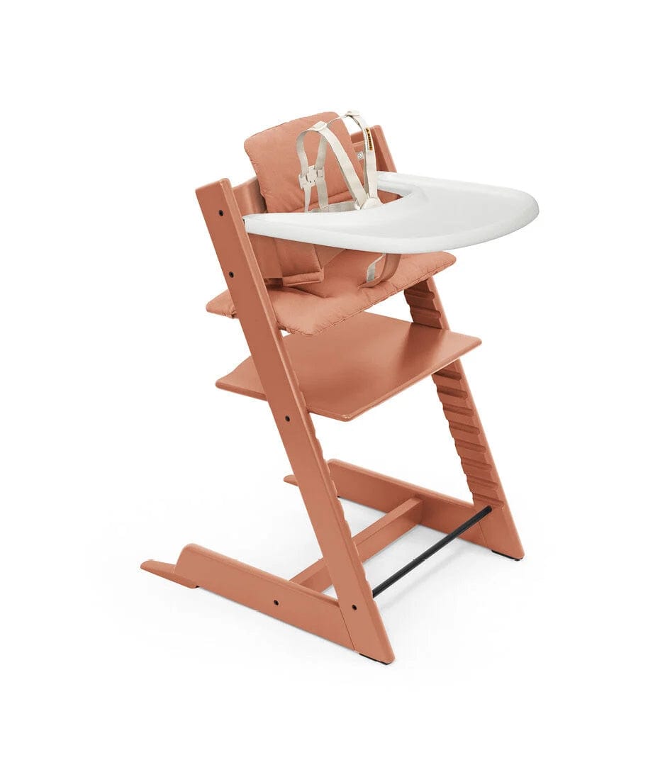 Stokke Tripp Trapp Complete High Chair with Cushion & Tray - Adjustable Baby Feeding Chair for Toddlers - Perfect for Dining, Playtime & Learning Activities