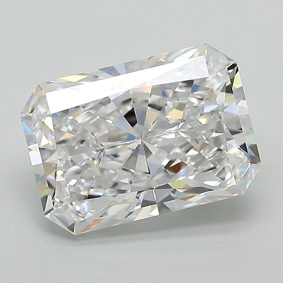 2.92 Carat D Color VVS2 Clarity Radiant Cut Lab-Grown Diamond for Engagement Rings & Fine Jewelry