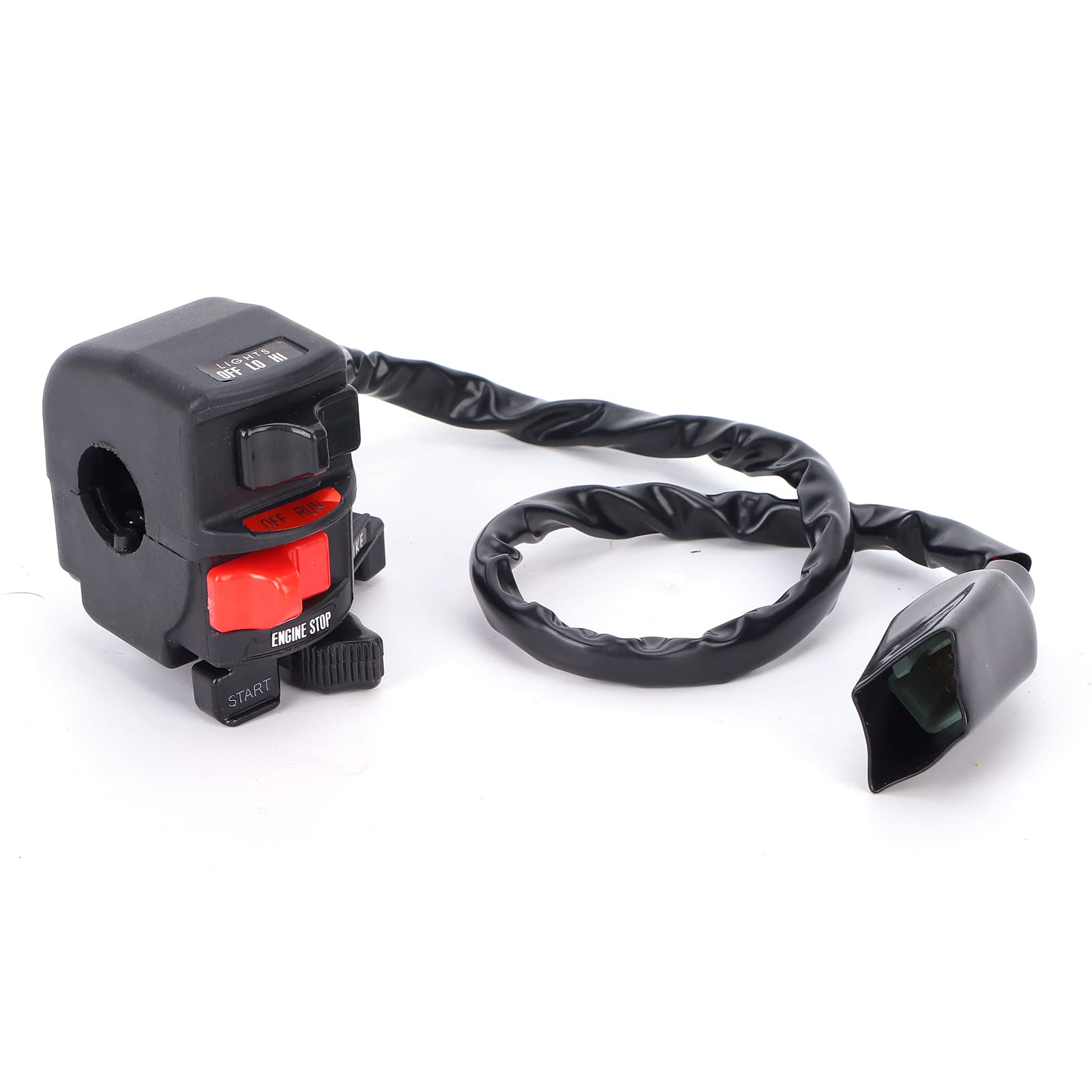 Fydun Handlebar Light Controller L/H Switch Light Engine Start Stop Choke Control 46091-1462 Replacement for Kawasaki Bayou KLF 300 1988-2004 - Perfect for Off-Roading, ATV Maintenance & Motorcycle Repair