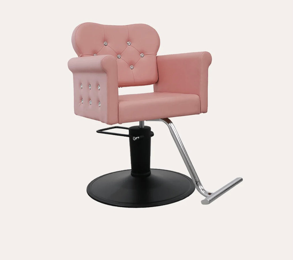 Glam II Salon Chair - Professional Hydraulic Beauty Styling Chair for Hairdressers & Stylists | Perfect for Salons, Spas & Home Use